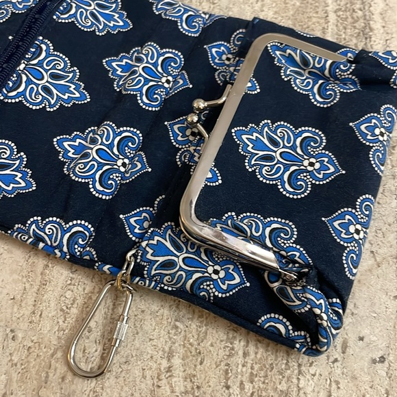 Vera Bradley TriFold Wallet Card Holder Calypso Pattern Retired 2009 Coin Purse - Picture 6 of 8